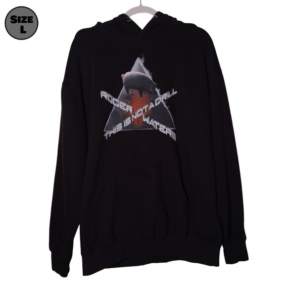Roger Waters This Is Not A Drill 2022 Tour USED Hoodie Sweatshirt: L, Pink Floyd - Picture 1 of 7